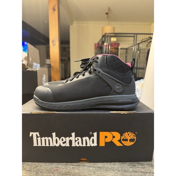 TIMBERLAND PRO New $140 Drivetrain Mid Composite Safety Toe Size‎ 9 Women's - Picture 2 of 9